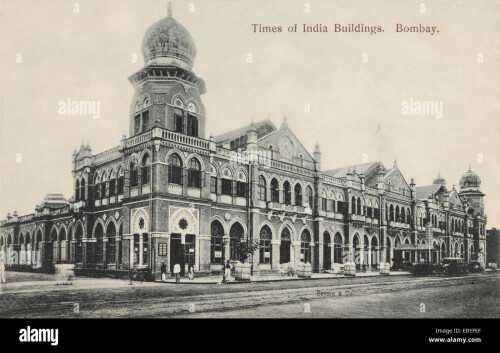 times of india building bombay mumbai maharashtra india asia old vintage ERYFEF