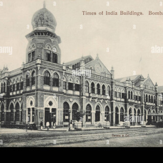 times-of-india-building-bombay-mumbai-maharashtra-india-asia-old-vintage-ERYFEF