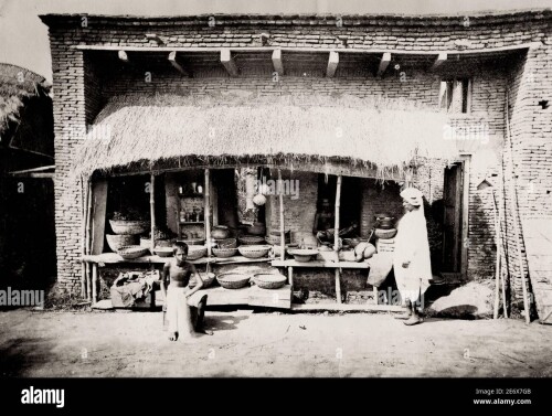 vintage-19th-century-photograph-food-stall-shop-calcutta-india-2E6X7GB.jpg