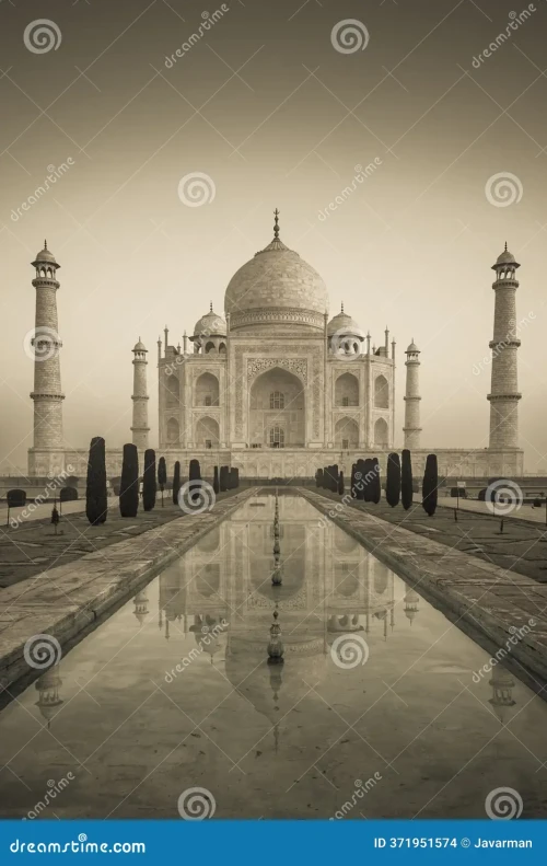 vintage-image-taj-mahal-sunrise-agra-india-371951574.webp